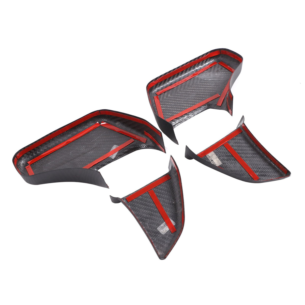 Matte Real Carbon Fiber Side Mirror Base Trim For Benz G-Class W464 2019-2024 15