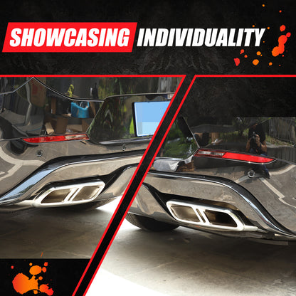 ABS Rear Exhaust Muffler Tail Pipe Cover Trim For Range Rover Sport 2023+ US 19