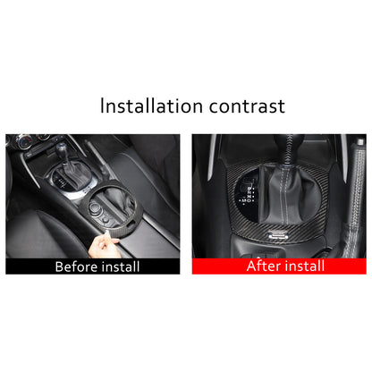 Real Carbon Fiber Center Console Gear Shift Panel trim Cover for Mazda MX-5 16+ 9