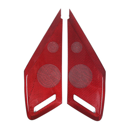 Red Real Carbon Fiber Interior Full Decor Cover Trim Kit for Corvette C8 2020-25 - Variants 31-32 5