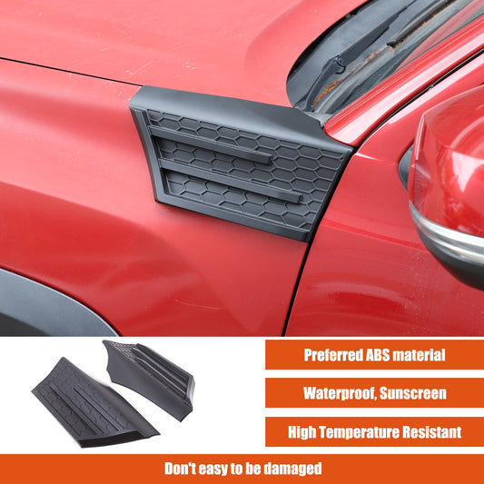 Matte Black ABS Airvent Fender Upper Cover Trim For Toyota Tacoma 2016-2019 US 1