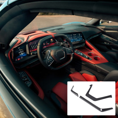 Real Dry Carbon Fiber Interior Center Trim For Corvette C8 2026+ Stingray ZR1 72