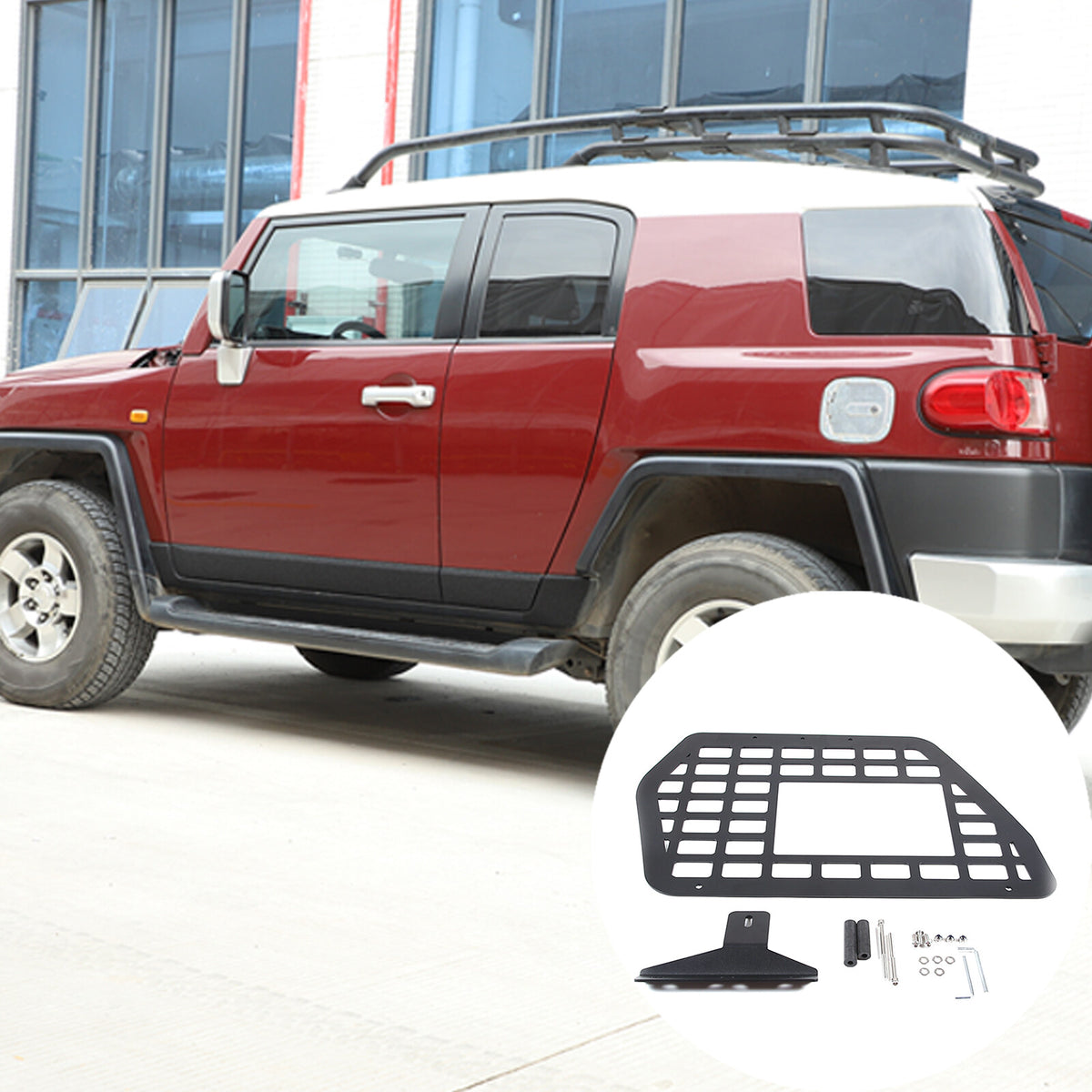 Right Modular Storage Molle Panel Shelf Rear Trunk For Toyota FJ Cruiser 2007-21 3