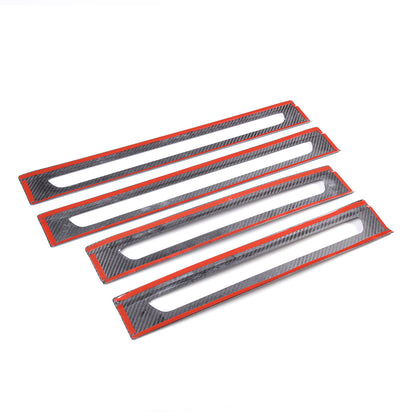 Real Carbon Fiber Scuff Plate Door Sill Cover Protector For Maserati Grecale 22+ 13
