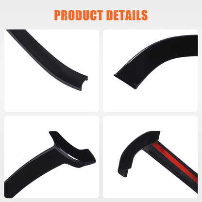 Glossy Black Center Console Air Vent Trim Strip For Hyundai Santa Cruz 2022+ US 7