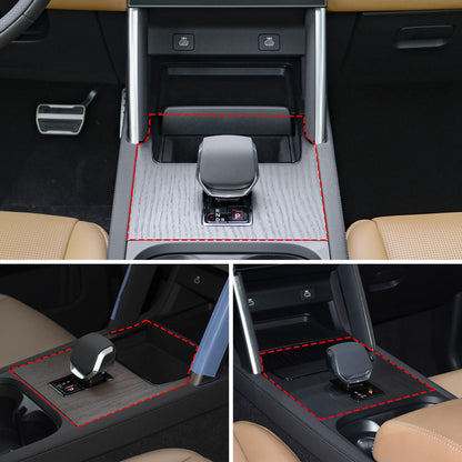Glossy Black Center Console Gear Panel Trim For LR Discovery Sport L550 24+ 18