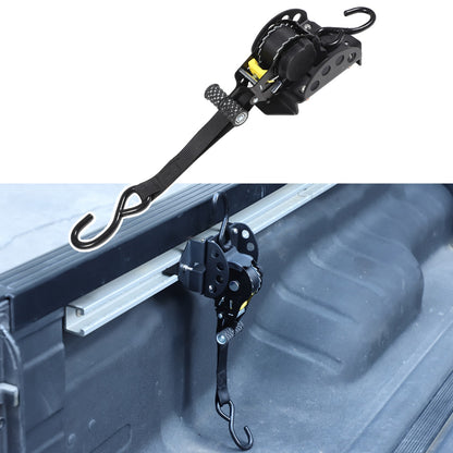 Carbon Steel Truck Bed Tie Down Ratchet Strap For Nissan Frontier 2009-2017 US 15