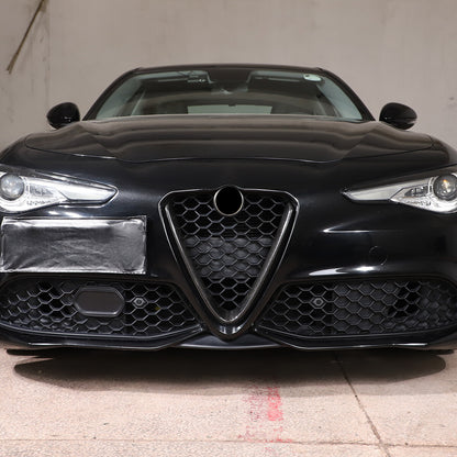 Real Carbon Fiber V-Shape Grille Cover Trim For Alfa Romeo Giulia 2017-2021 6