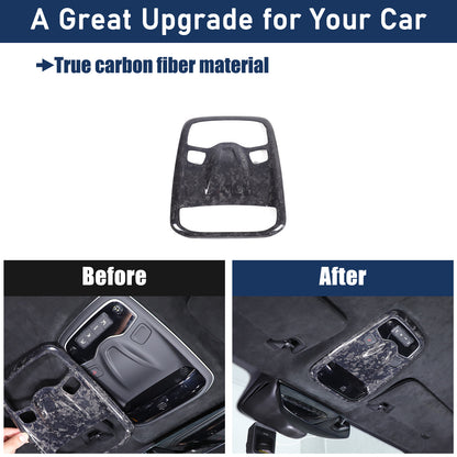 Forged Real Carbon fiber Reading light Switch Trim Cover For Lotus EMIRA 2021-25 16