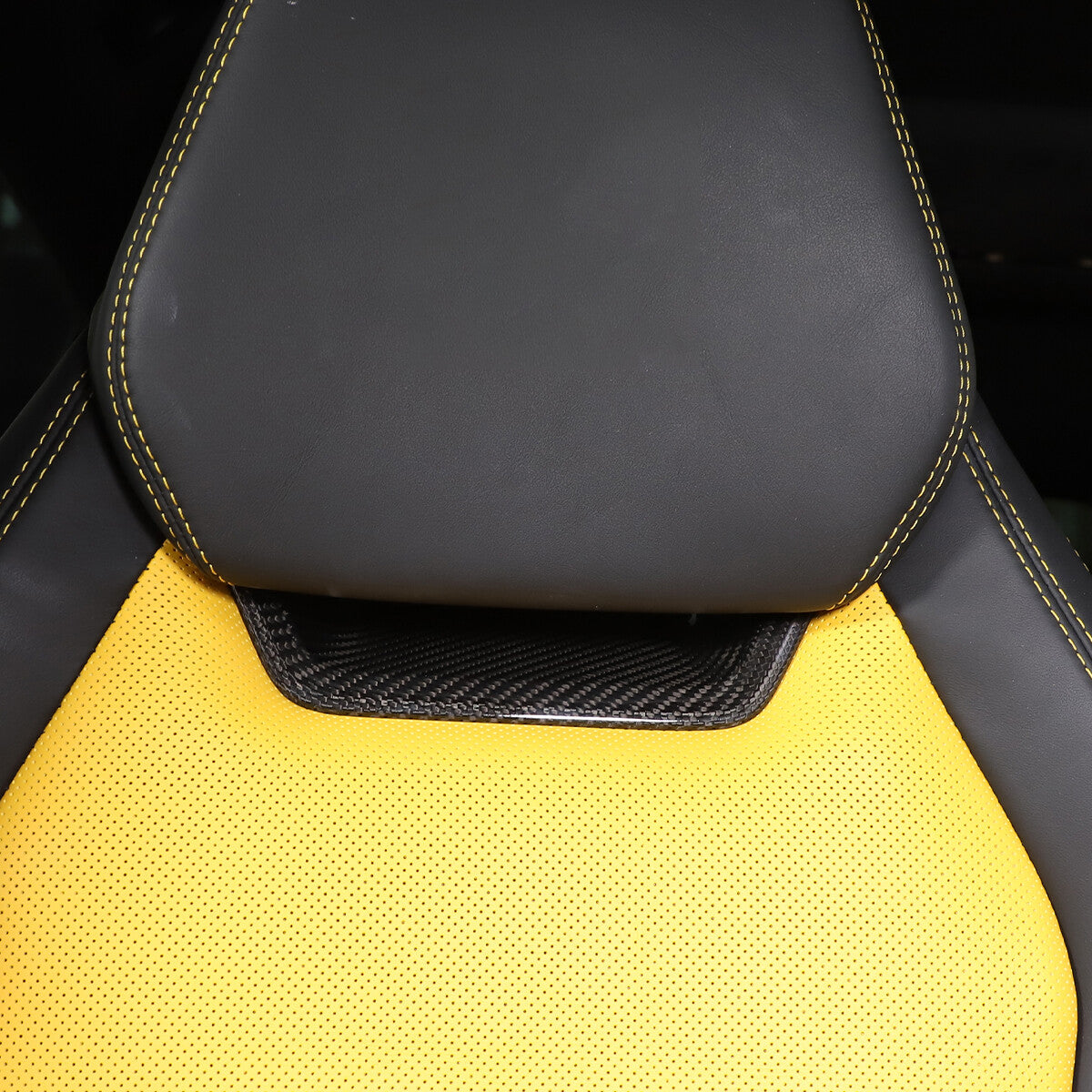 Real Carbon fiber Seat Headrest Back Hook Trim For Lamborghini URUS 18-23 US 4