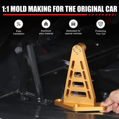Yellow Aluminum Alloy Hydraulic Rod Base Replacement For Corvette C8 2020-2026 3