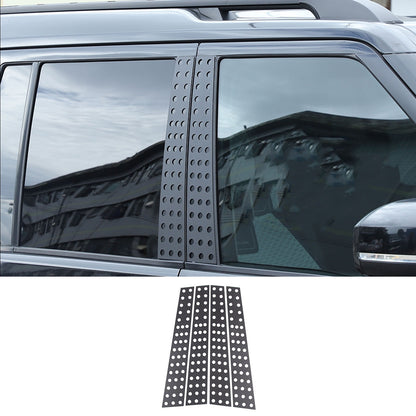 Black Alloy Window Center Pillar Trim Panel For Land Rover Discovery 3&4 04-16 1