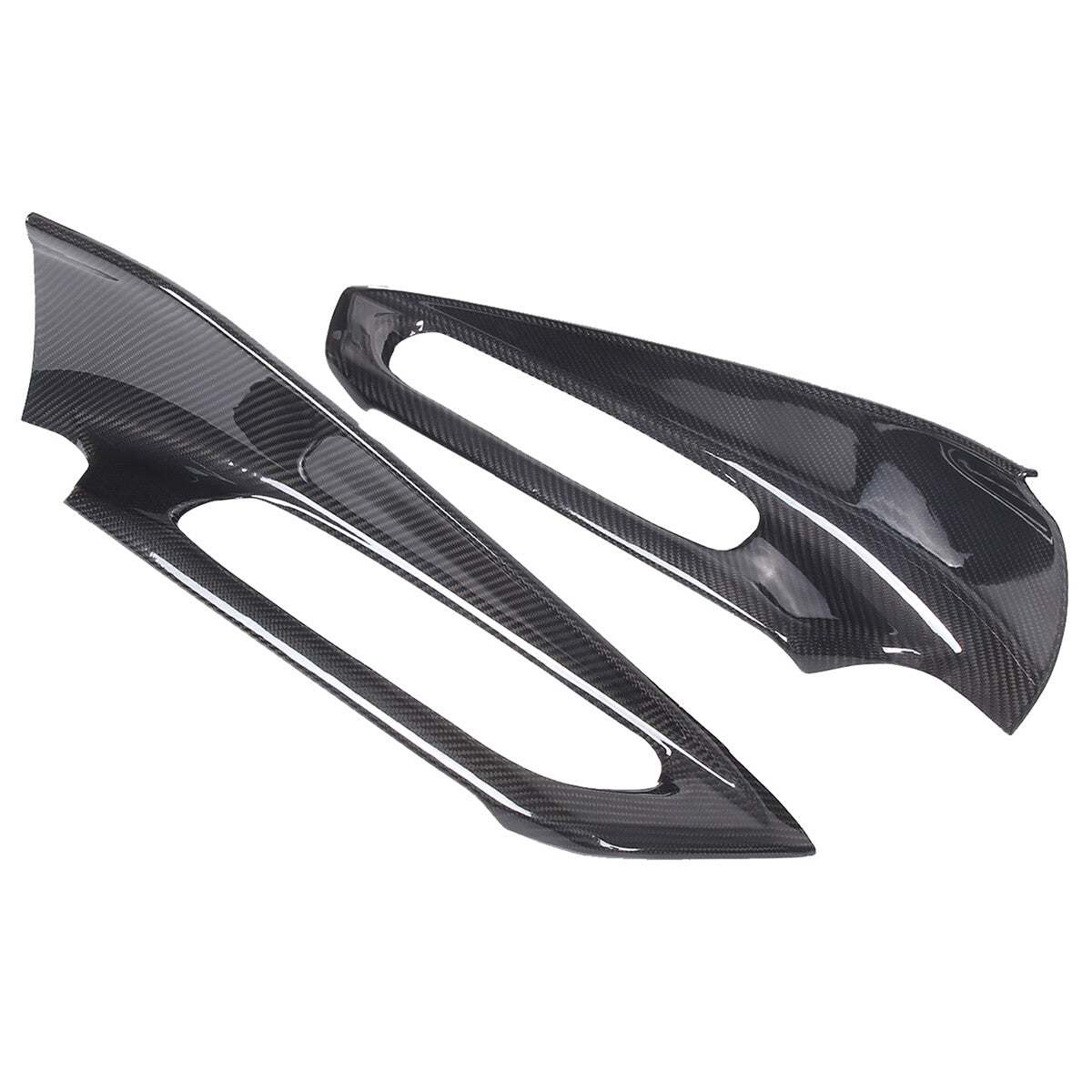 Interior Carbon Fiber Trim For C8 CORVETTE Stingray Z51 Door Panel Button Frame 1