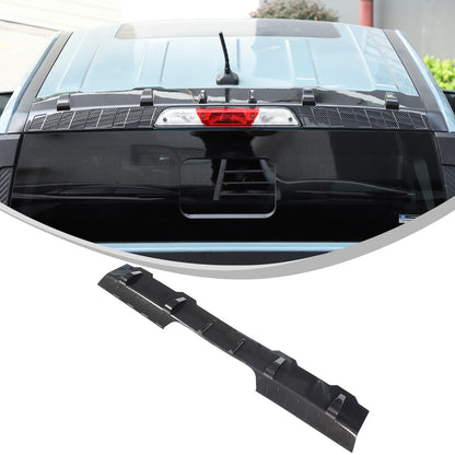 Carbon Fiber ABS Roof Rear Spoiler Trim Cover For Ford Maverick 2022+ 1