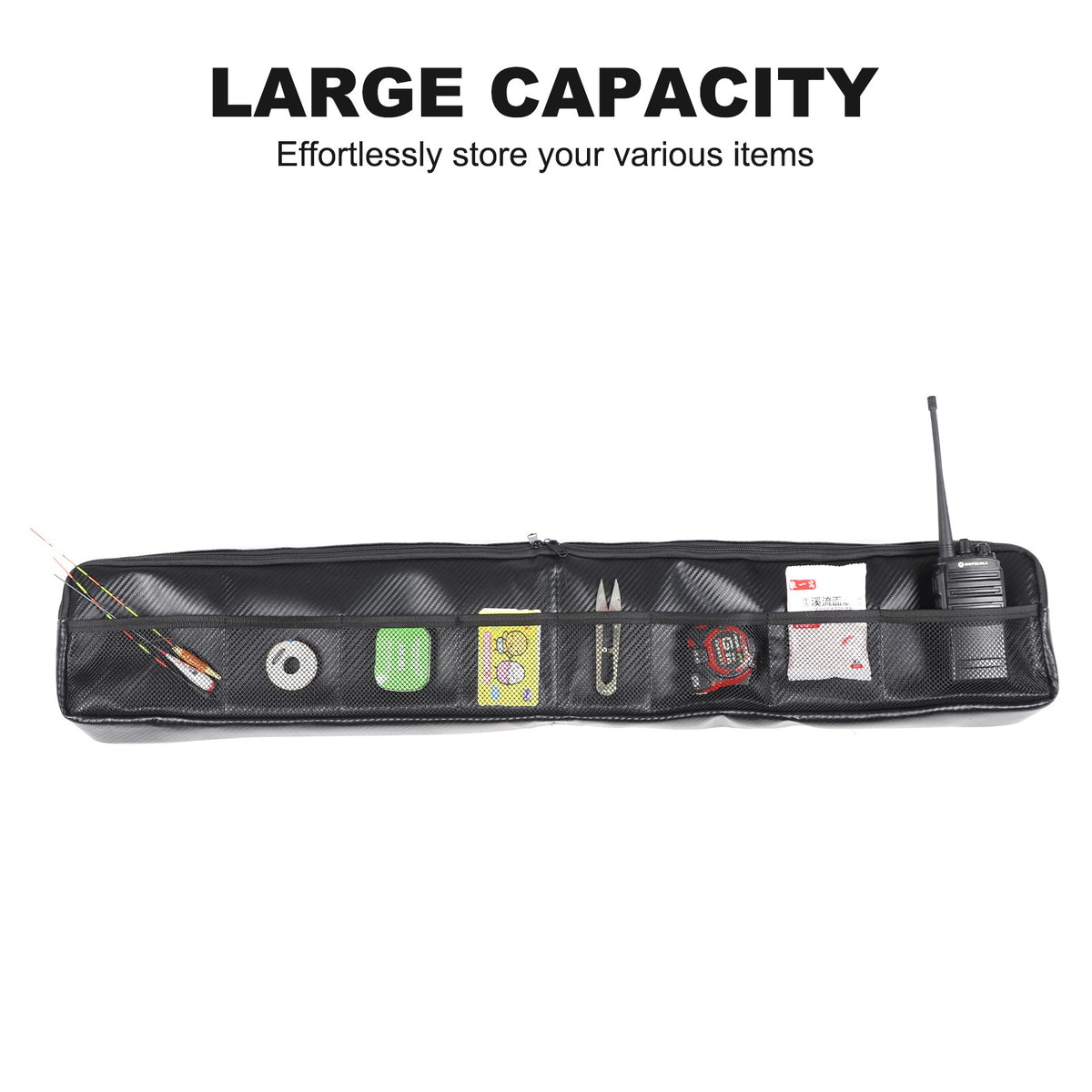 Carbon Fiber ABS Tailgate Trunk Storage Bag Tray For Toyota FJ Cruiser 07-21 US 4