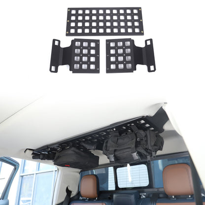 Aluminum Alloy Rear Roof Hanging Bag Rack Molle Panel For Ford Maverick 2022+ 4