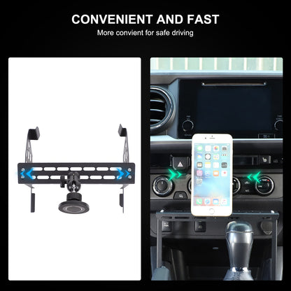 Magnetic Center Molle Panel Digital Device Mount For Toyota Tacoma 2016-2022 US 19