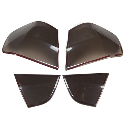 Smoked Black Rear Tail Light Guard Cover Trim Bezels For BMW 3 Series E90 09-12 9