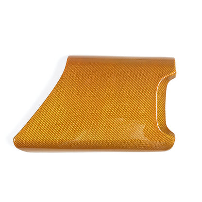 Yellow Carbon Fiber Center Console Armrest Box Cover Trim For Corvette C8 20-26 10