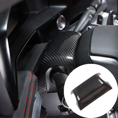 Real Carbon fiber Steering Wheel Upper & Lower Base Cover For Corvette C8 20-26 16