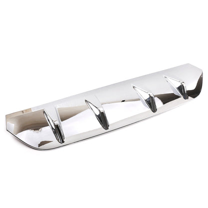 Glossy Silver ABS Rear Bumper Skid Plate For Mercedes-Benz GLC X253 2020-2021 11