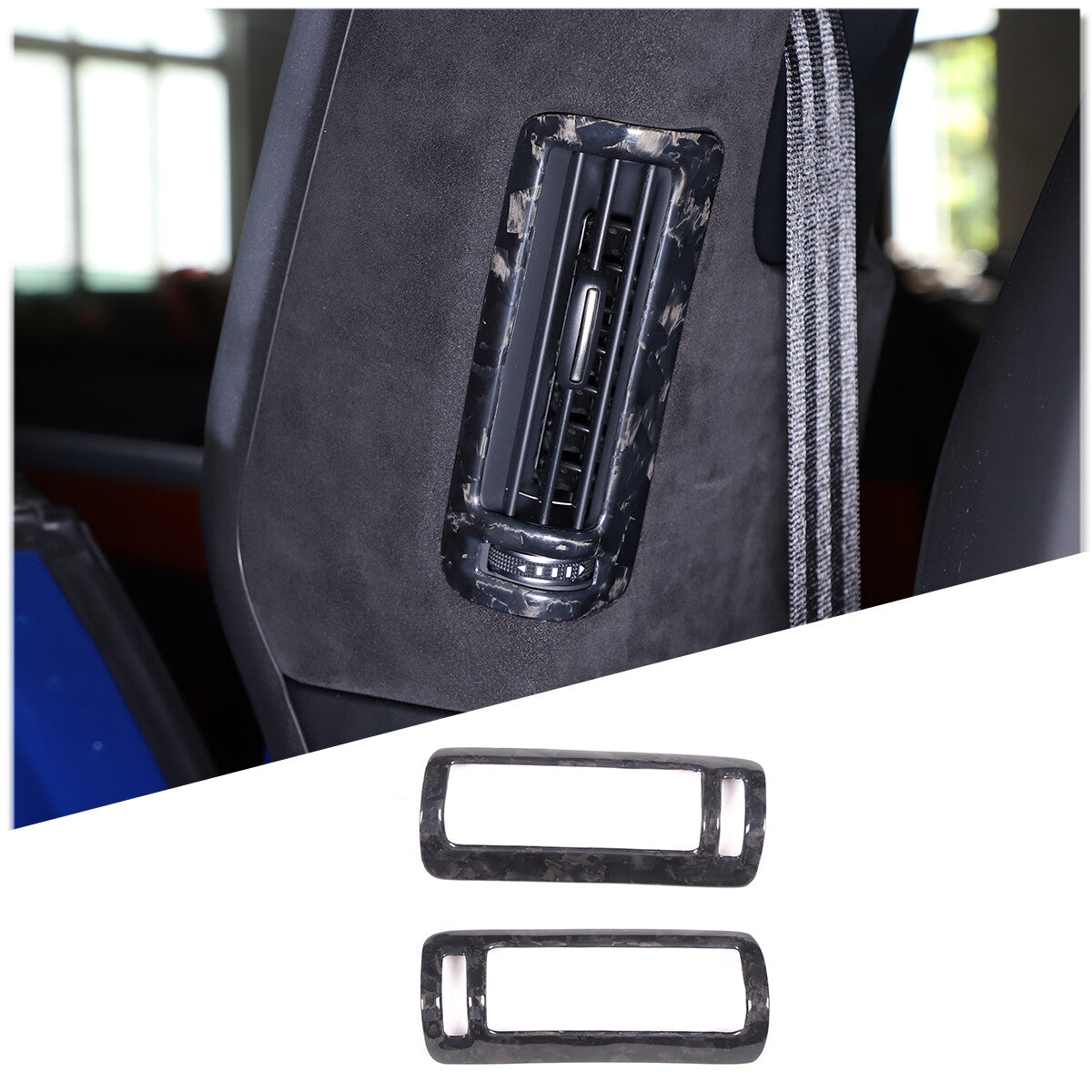 Forged Real Carbon fiber Interior Center Trim Kit Set For Lamborghini URUS 18-23 14
