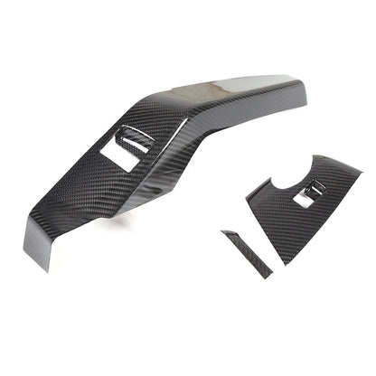 Real Carbon Fiber Window Lift Switch Button Trim Cover For Corvette C7 2014-19 10