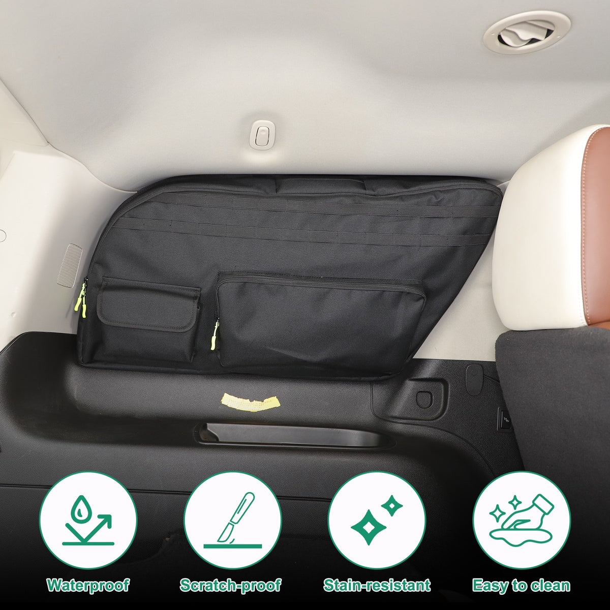 Trunk Left Side Window Storage Bag Tray For Cadillac Escalade 2007-2014 4