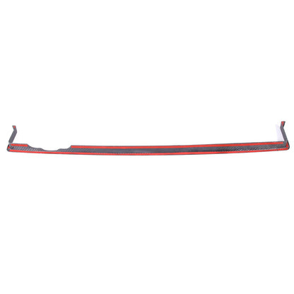U-shape Carbon Front Bumper Mesh Grille Trim Logo Strip for LR Defender 20-24 9