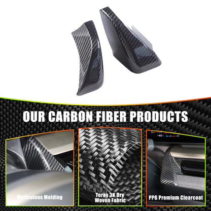 Real Carbon Fiber Center Co-pilot Dash Cover Trim Kit For BMW 5 Series G60 2024+ 7