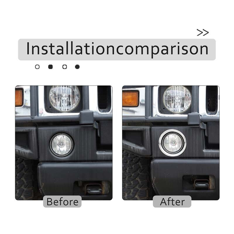 Silver Chrome Exterior Door Handle Mirror Hood Vent Trim Kit For Hummer H2 03-09 4