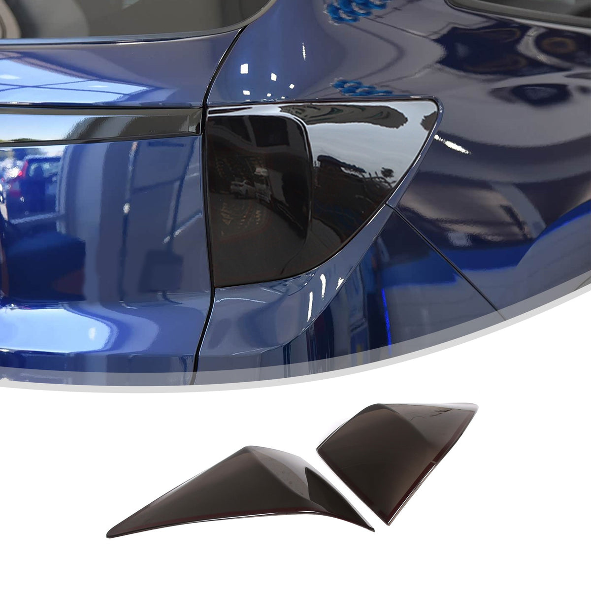 Transparent Gray ABS Tail Light Tint Cover Trim For Honda Passport 2019-2023 20
