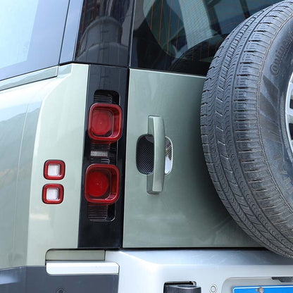 Real Carbon Fiber Door Bowl Cup Cover Trim For Land Rover Defender 110 2020-2024 13
