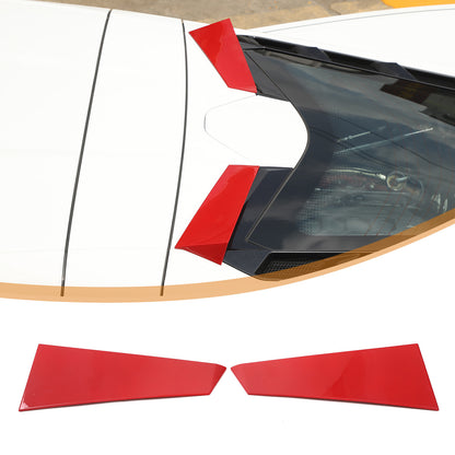 ABS Red Rear Windshield Spoiler Trim Strip For Corvette C8 Coupe 2020+ 15