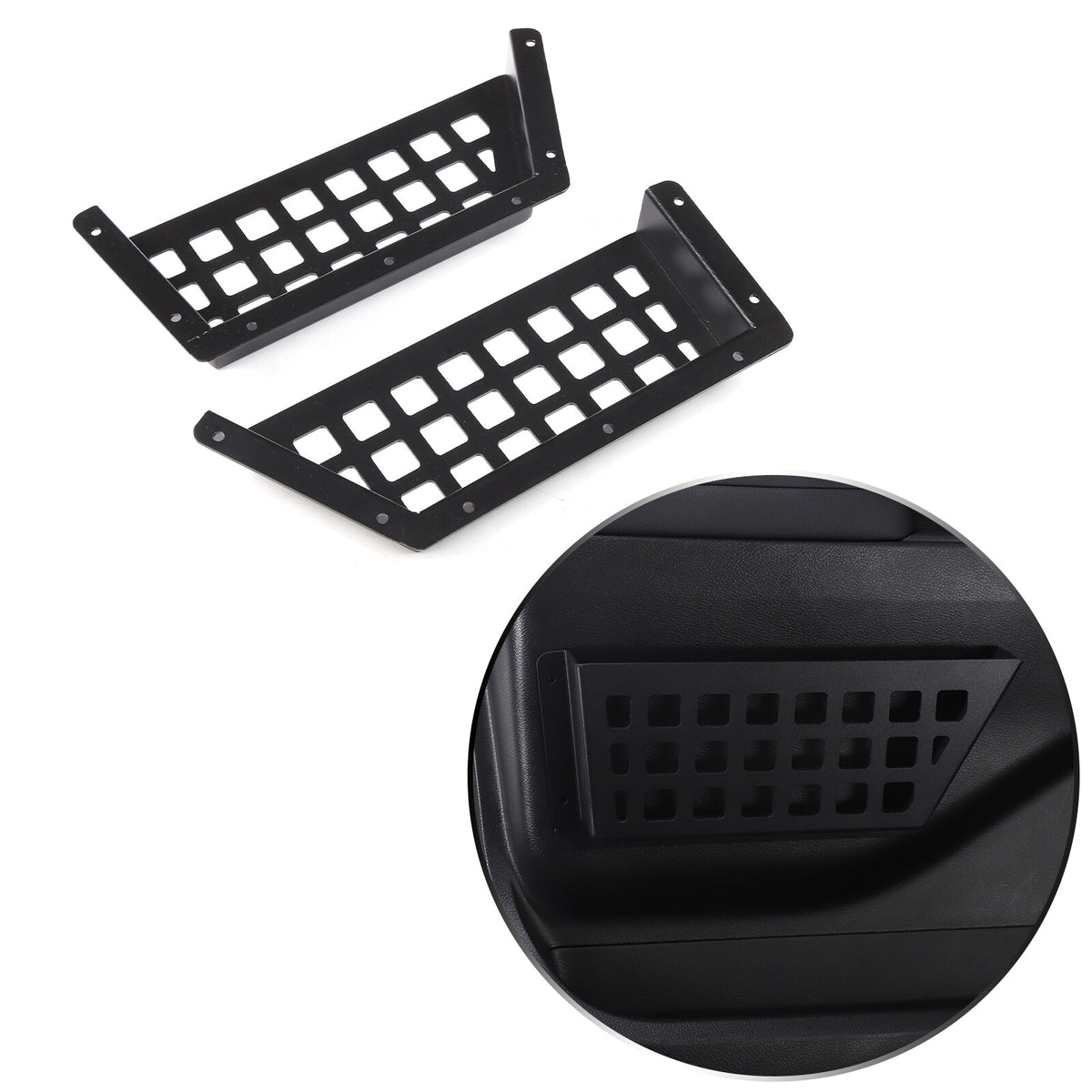 Car Front Door Storage Box Side Pocket Organizer For Nissan Frontier 2022-2024 6