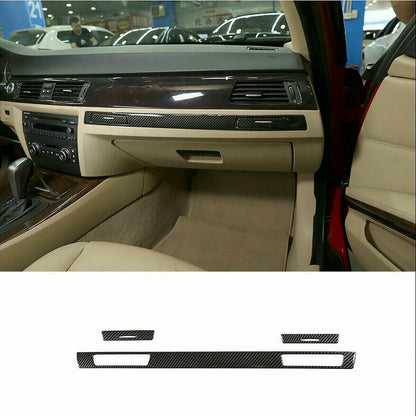 16pcs ABS Carbon Fiber Interior Panel trim Cover Set For BMW 3 Series E90 08-12 11