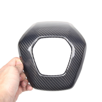 For C8 Corvette Carbon Fiber Steering Wheel Center Surround Cover 2020 - 2026 3