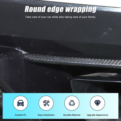 Real Dry Carbon Fiber Rear Tailpipe Trim Ring Cover For Corvette C8 2020+ 10