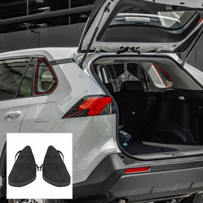 Black Rear Trunk Side Storage Window Bag Tray For Toyota RAV4 2020+ US 2