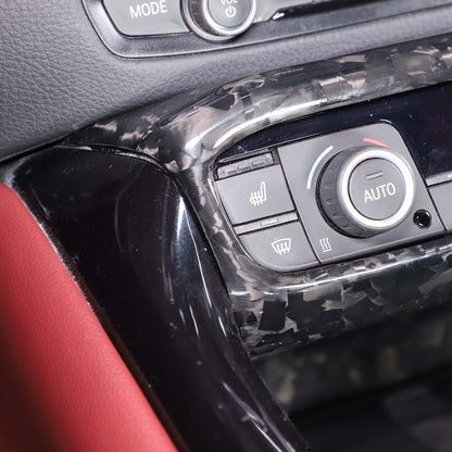 Forged Carbon Center Console Panel Trim Cover For Toyota SUPRA MK5 A90 2019-2024 7
