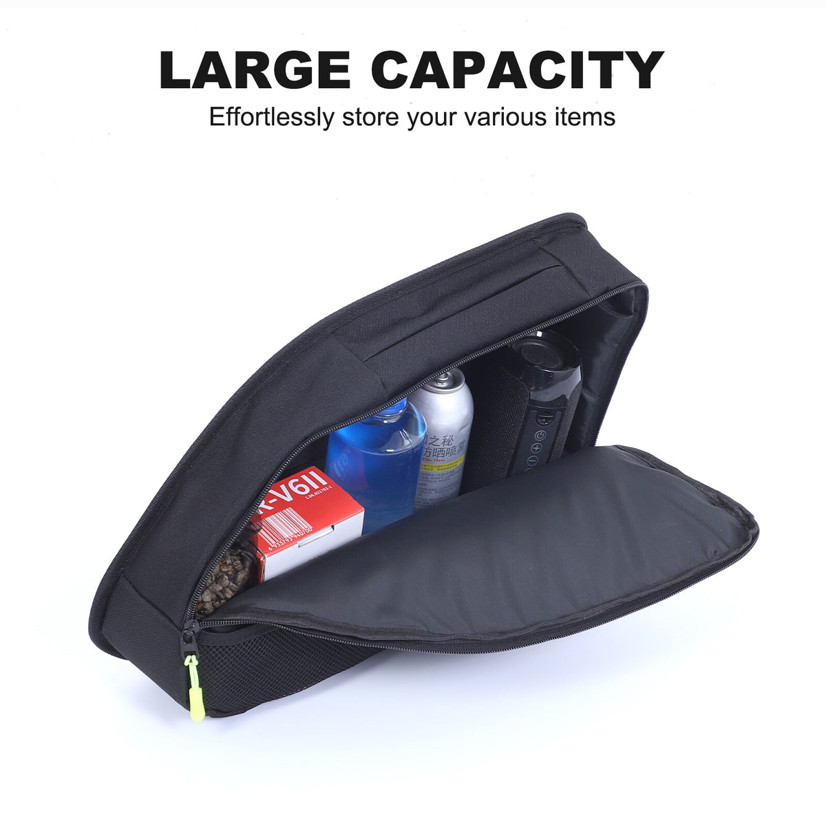 Rear Trunk Left Side Storage Bag Pocket Organizer For Mitsubishi Outlander 16-20 15