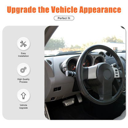 ABS Carbon Fiber Dashboard Instrument Top Trim For Nissan 350Z Z33 2003-06 US 19