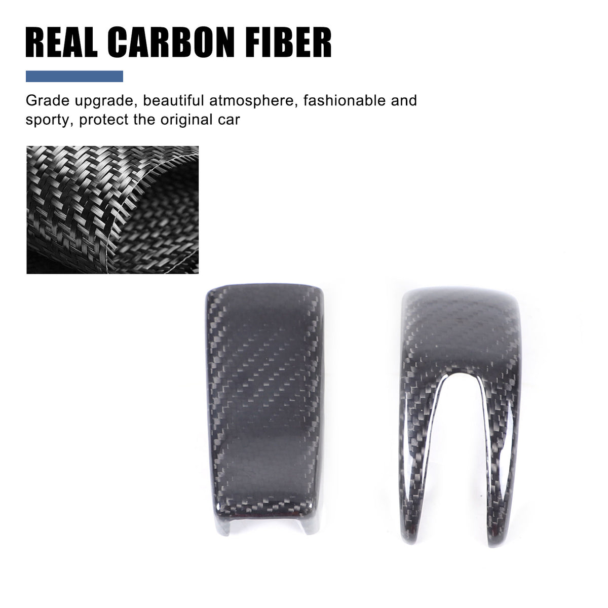 Real Carbon Fiber Gear Shift Knob Head Cover Trim Cap For Lotus EMIRA 2022-2025 13