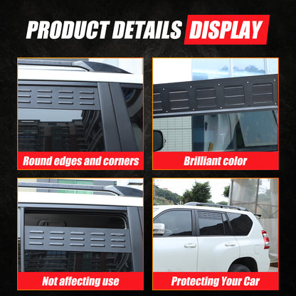 Front & Rear Window Glass Louver Air Vent Panel Trim For Lexus GX 2003-2009 16
