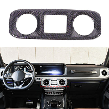 Real Carbon Fiber Center air outlet Trim Cover For Benz W463 G550 G63 19-20 16