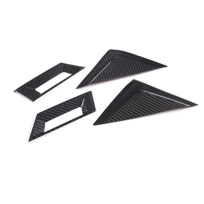 Real carbon fiber For Maserati Ghibli 2014-2022 Inner A-pillar horn cover trim 3