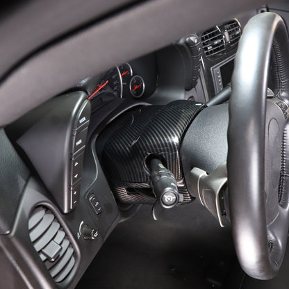 ABS Carbon Fiber Center Console Interior Trim Cover Full Set Kit For Corvette C6 - Styles 11-14 20