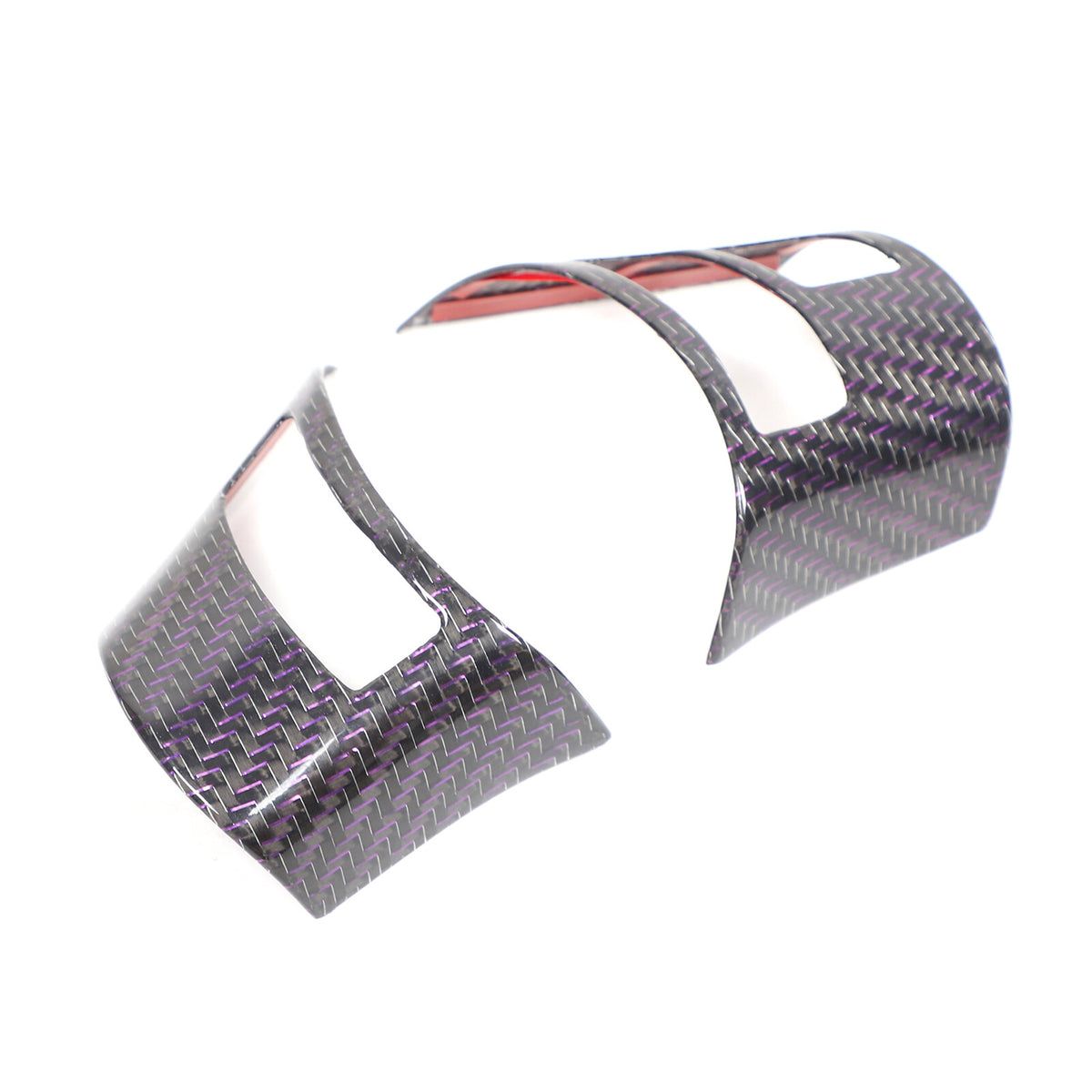 Real Carbon Fiber Steering Wheel Button Cover Trim For Corvette C6 2005-2013 19