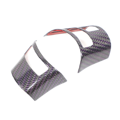 Real Carbon Fiber Steering Wheel Button Cover Trim For Corvette C6 2005-2013 19