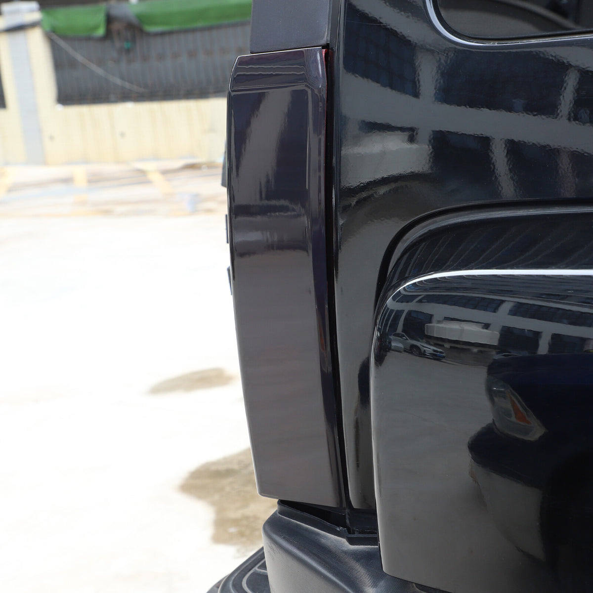 Smoked Black Rear Tail Light Guard Decor Cover Trim Bezels For Hummer H3 2005-09 10